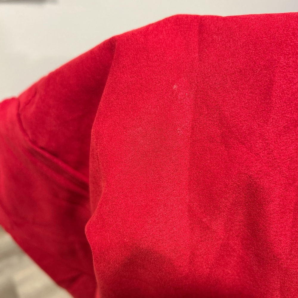 White Stag Vibrant Red Suede Button Up - Picture 5 of 5